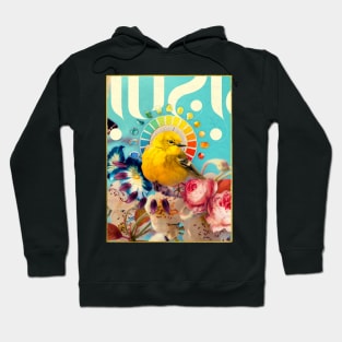 symbiosis, part III – yellow bird, rainbow jewels Hoodie